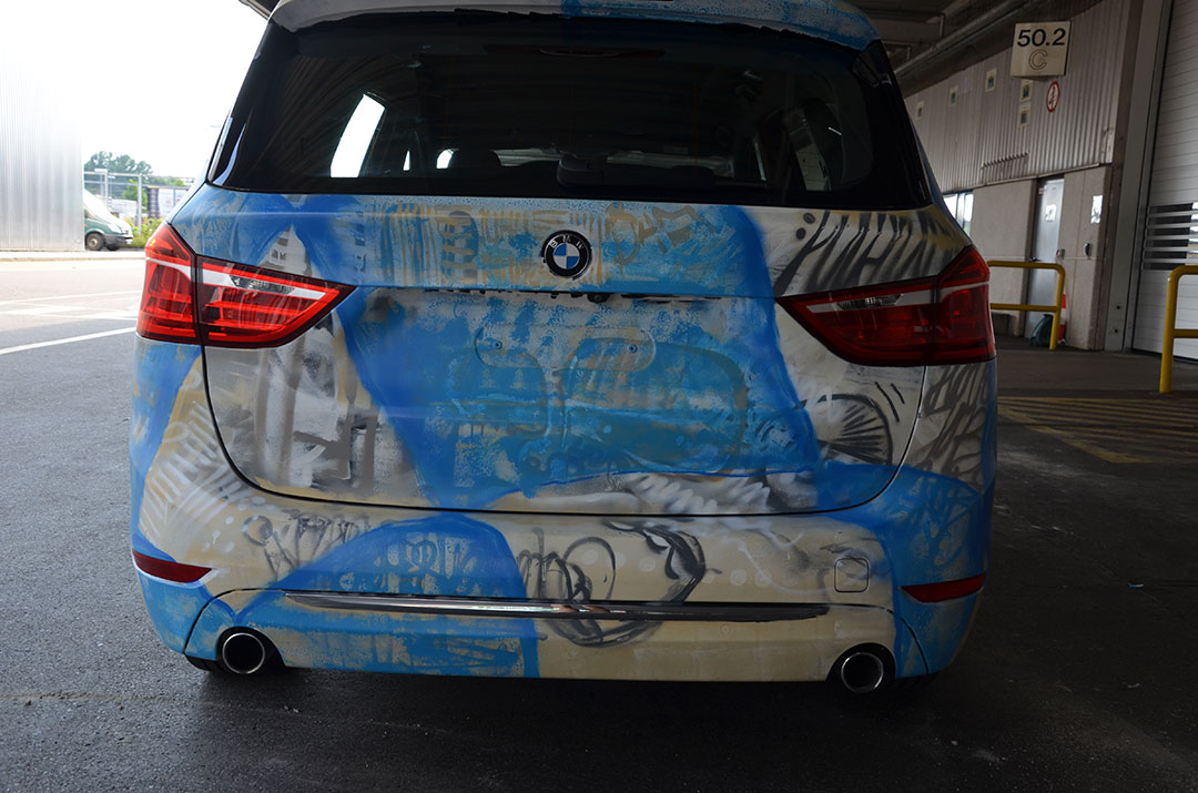 Sigurd Roscher live painting - Mein Tag bei BMW 2016 - 30 jahre BMW Werk Regensburg